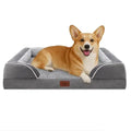 Medium Dog Beds Waterproof Orthopedic Foam Dog Beds for Medium Dogs Sofa Comfy Pet Bed with Washable Removable Cover & Non-Slip Bottom