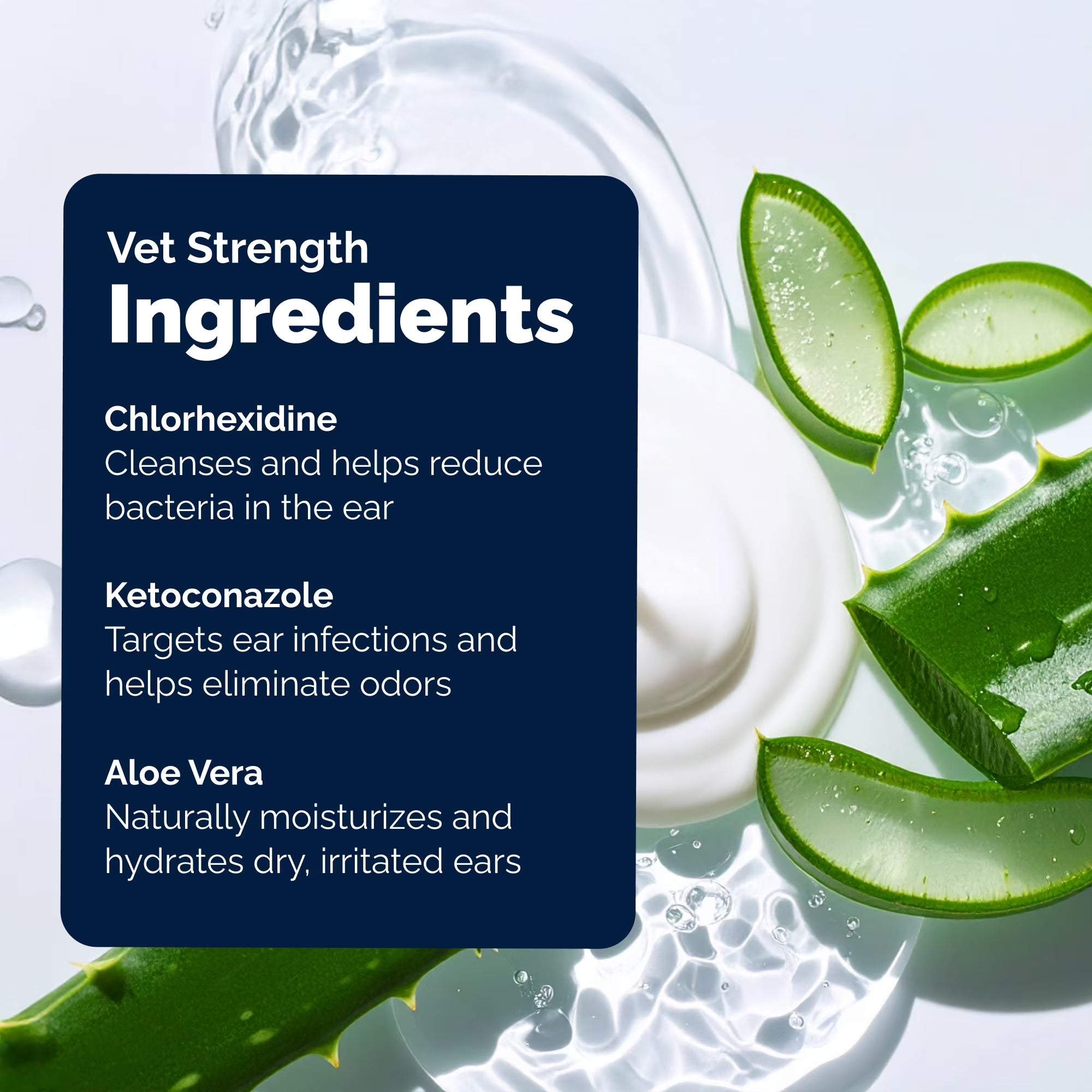 Oticbliss Advanced Vet Strength Medicated Cat and Dog Ear Cleaning Flush with Chlorhexidine, 4 Fl Oz