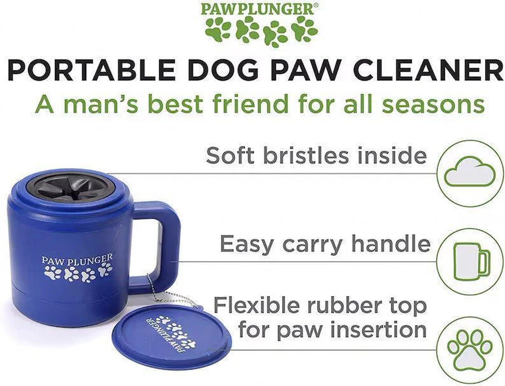 Paw Plunger Pink 5.25 Inch L X 3.5 Inch W X 4 Inch H Gentle Paw Cleaner to Keep Your Home and Car Dirt-Free