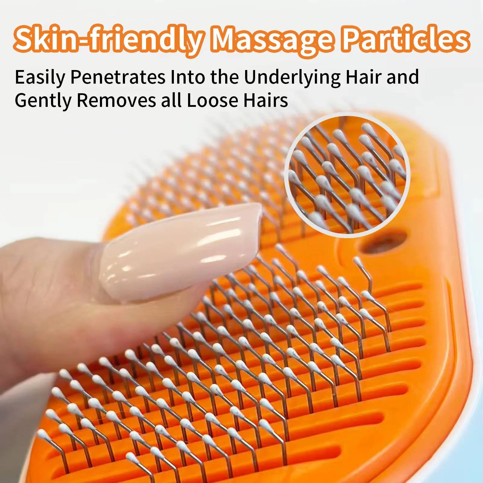 3-In-1 Steam Pet Grooming Brush - Self-Cleaning Spray Comb, De-Shedding & Fur Removal Tool for Cats & Dogs, De-Shedding Brushes, Fur Removal Brushes