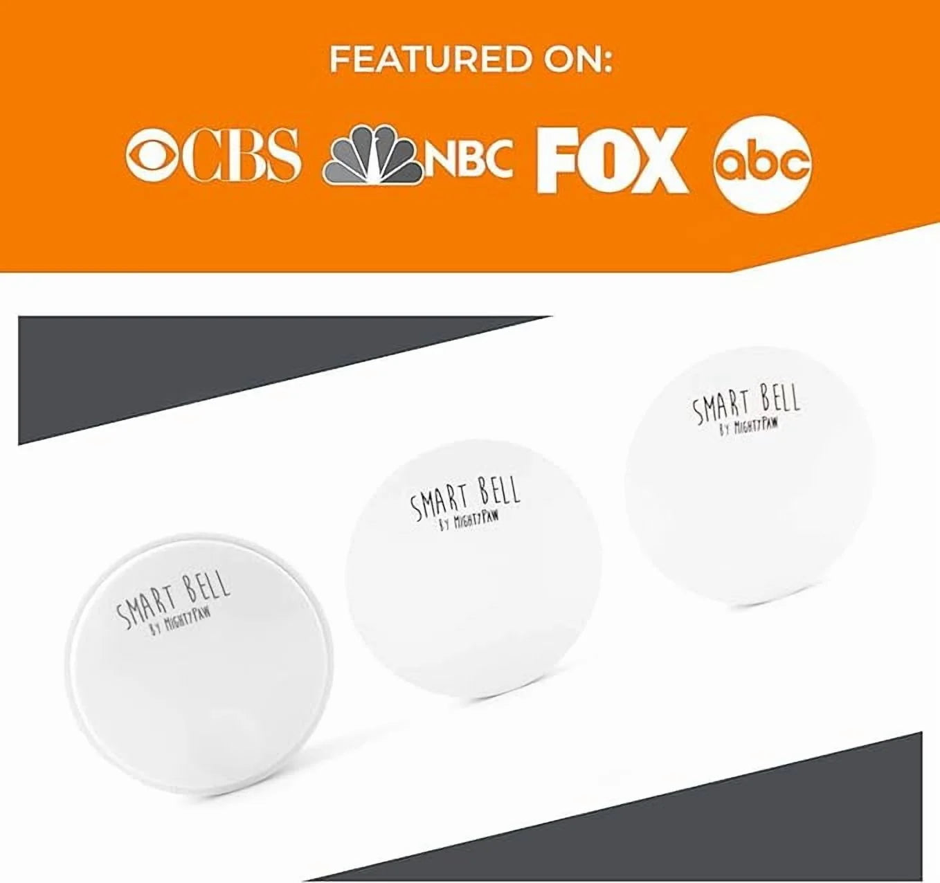 Smart Dog Bells Potty Training 2.0, Doorbell for Dogs, Press Button Door Dog Training Bells, 3M Adhesive Strip, 2 Activators, 4 Volumes and 38 Unique Tones.
